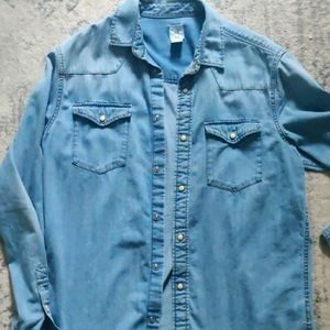 H&M jean shirt
